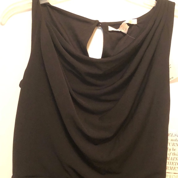 Boston Proper Cowl Neck Jumpsuit NWT Black Size 0 - Picture 5 of 8